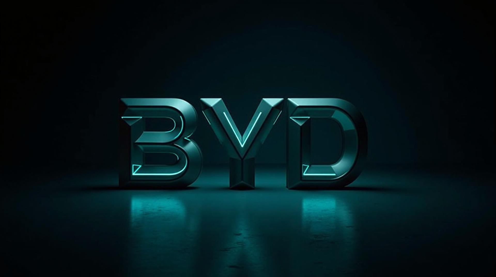 Logo BYD em destaque