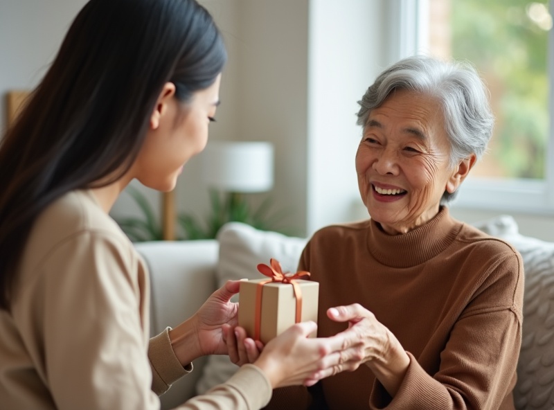 Giving a health gift to parent