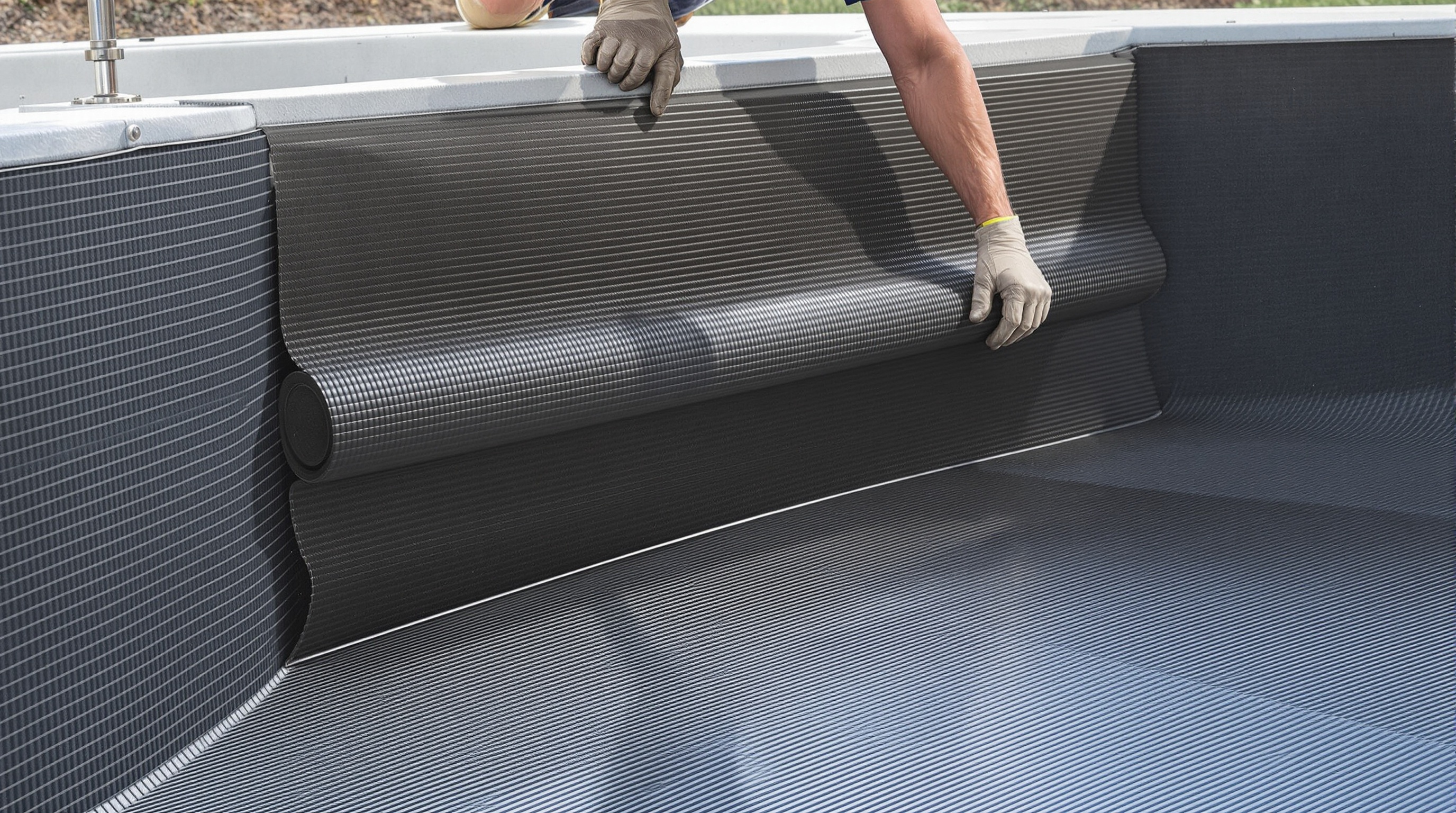 Impermeabilización de piscinas en Segovia con lámina de PVC armado