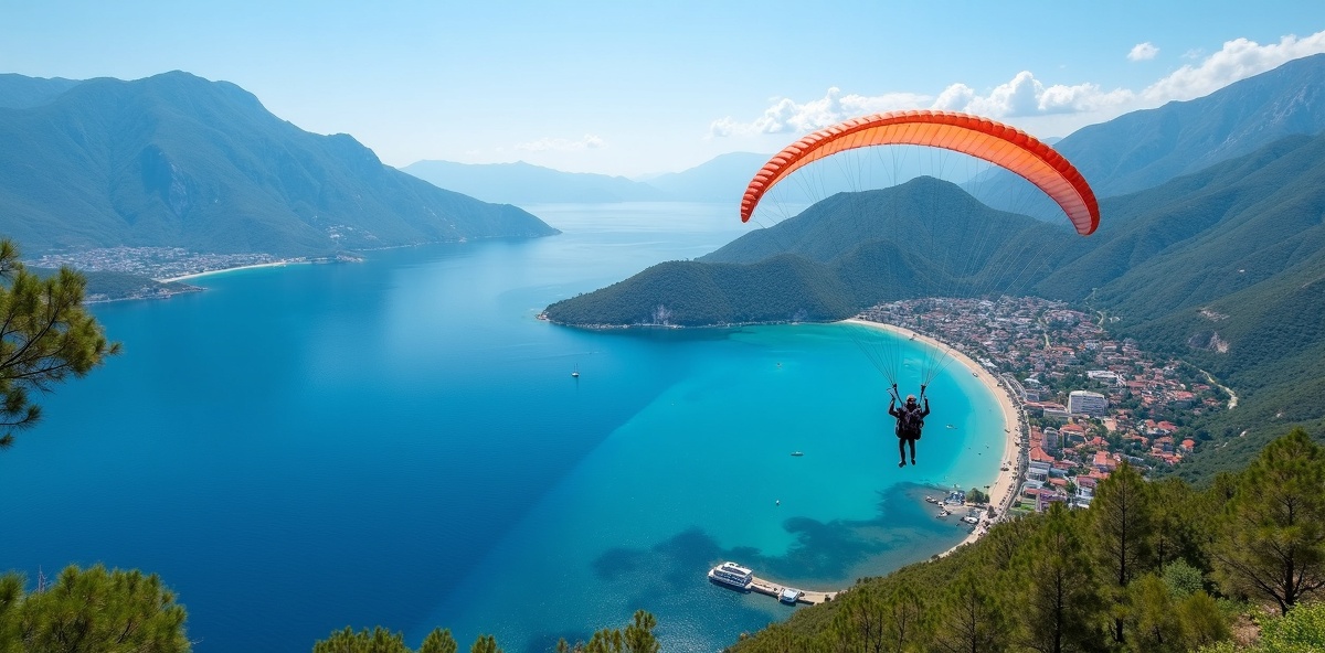 Paragliding over Oludeniz